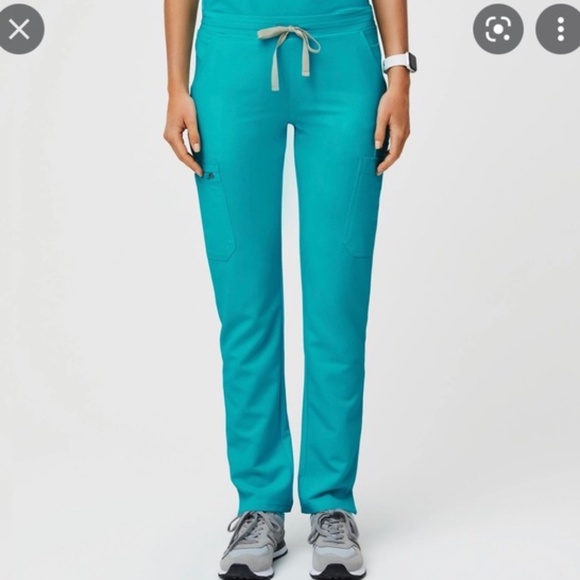 Figs Pants & Jumpsuits Figs Yola Skinny Scrub Pants In Teal Poshmark